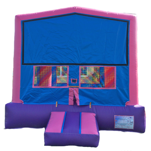 Purple, Pink & Blue Bounce House