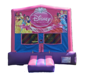 Disney Princess-Purple, Pink & Blue Bounce House