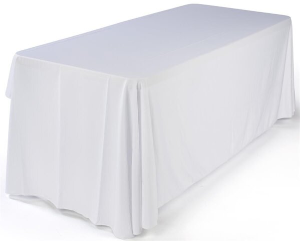 6ft Banquet Tablecloth White