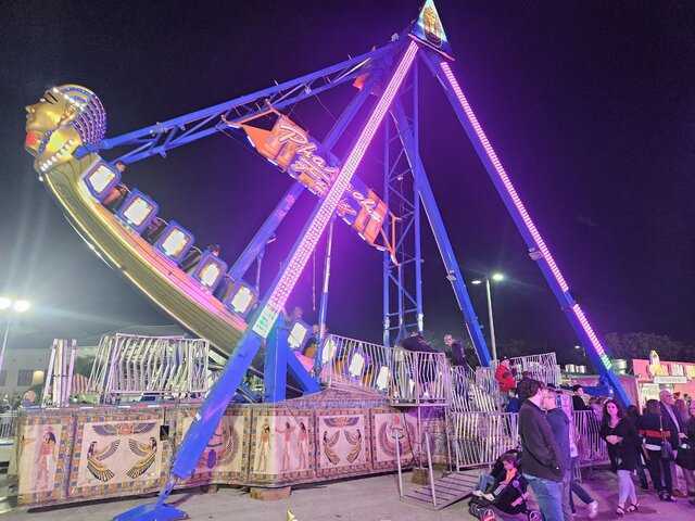 Pharoahs Fury Carnival Ride 