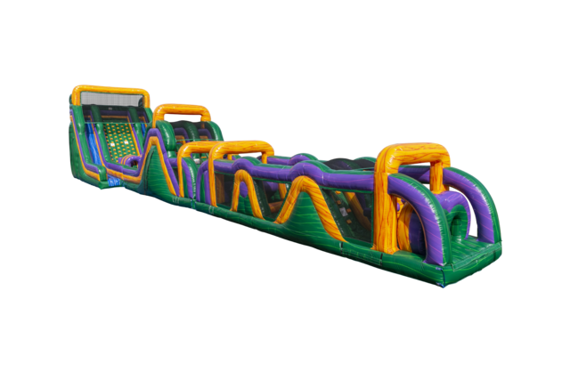 100ft Mardi Gras Obstacle Course 