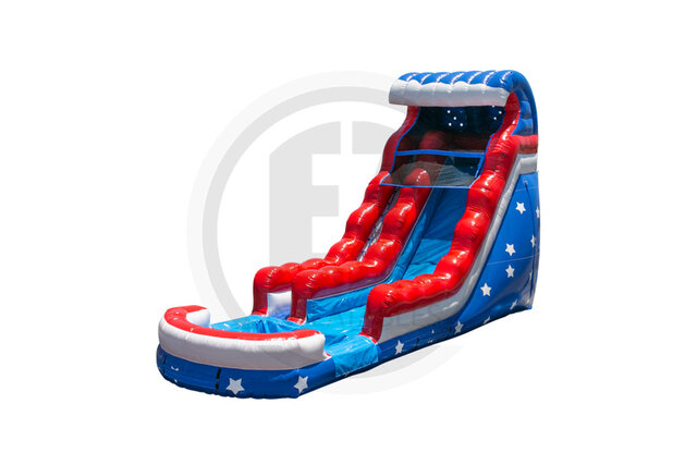 20' Stars and Stripes Waterslide