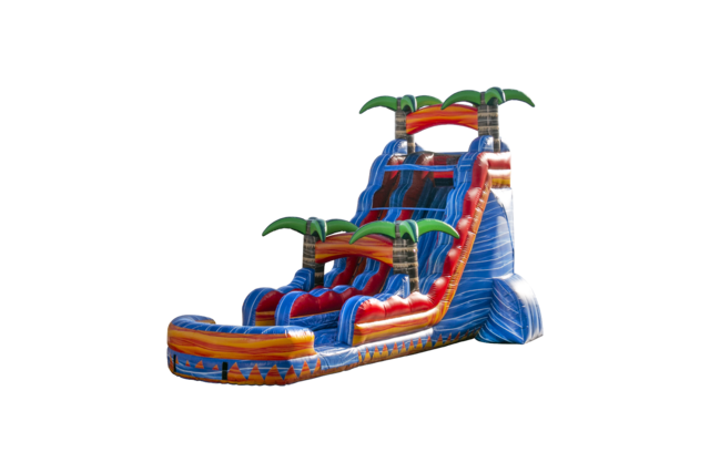 22' Wild Inferno Single Lane Waterslide