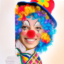 Clown with Face Painting