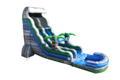 25' Cascade Crush Waterslide With Pool 