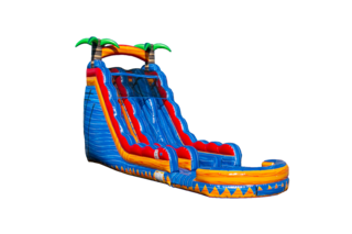 20' Dual Lane Typhoon Waterslide 