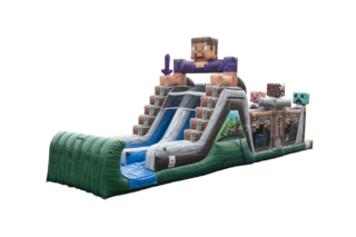 50’ Pixelated Obstacle Course Dry