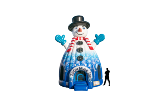 Snowman Igloo Bounce House