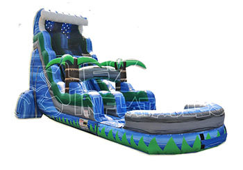 25ft TROPICAL TSUNAMI Waterslide with Pool