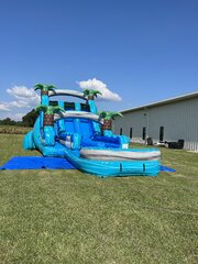 18’ Bahama Blast Dual Lane Water Slide