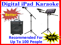 Digital iPad Karaoke Rentals