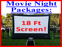 18 Foot Large Outdoor Movie Night