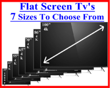 Flat Screen TVs, TV Stands