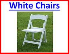 White Chair Rentals