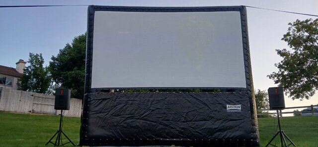 Inflatable Outdoor Movie Screen Rental Denver Aurora Boudler Littleton Colorado