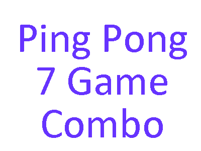 Ping Pong 7 Game Combo 