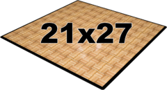 21x27 Dance Floor Rental