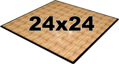 24x24 Dance Floor Rental