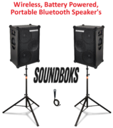 Two Battery Powered Pa Sound System Soundboks with Bluetooth Winter Speical