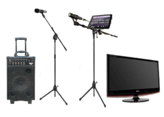 Digital iPad Karaoke Rental With 32 Inch TV, 800 Watts Digital iPad Karaoke Rental With 32 Inch TV, 800 Watts