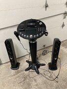 FOR SALE Karaoke Pedestal WITH 5000 Songs on CD's
