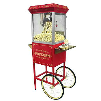 Vintage Popcorn Machine Cart 8oz