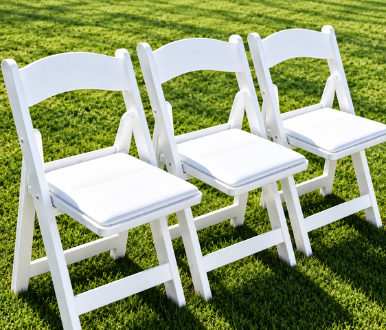 White Resin Chair Rental