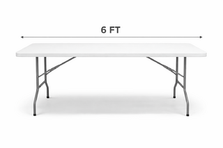 6' Rectangle Table Rental