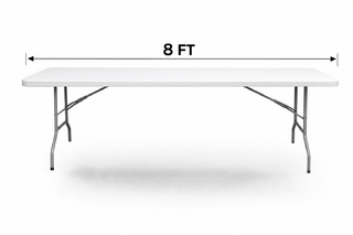 8' Banquet Table Rental