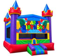 Happy Birthday Castle Bounce House