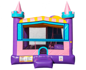 Dazzling Castle Bounce House and Slide Combo
