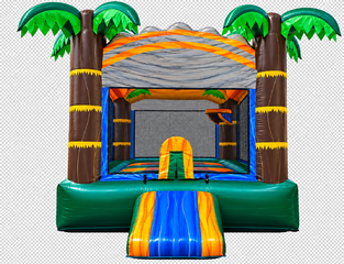 Tropical Palm Tree Bounce House