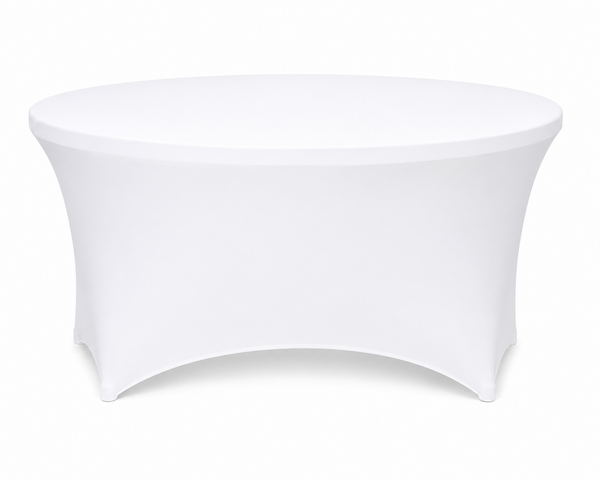90in white round