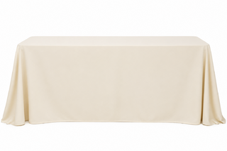 6 FT Cream Table Cloth 