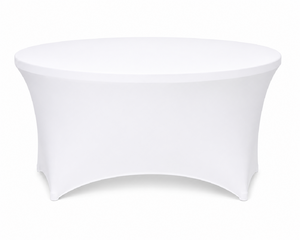 90in white round