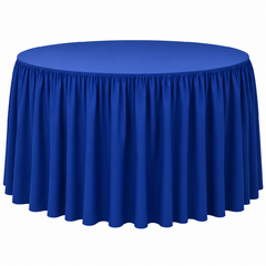 Blue Round Table Skirt 