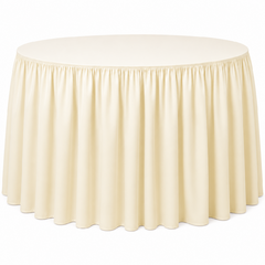 Cream Table Skirt 