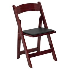 Mahogany Resin Folding Chairs 