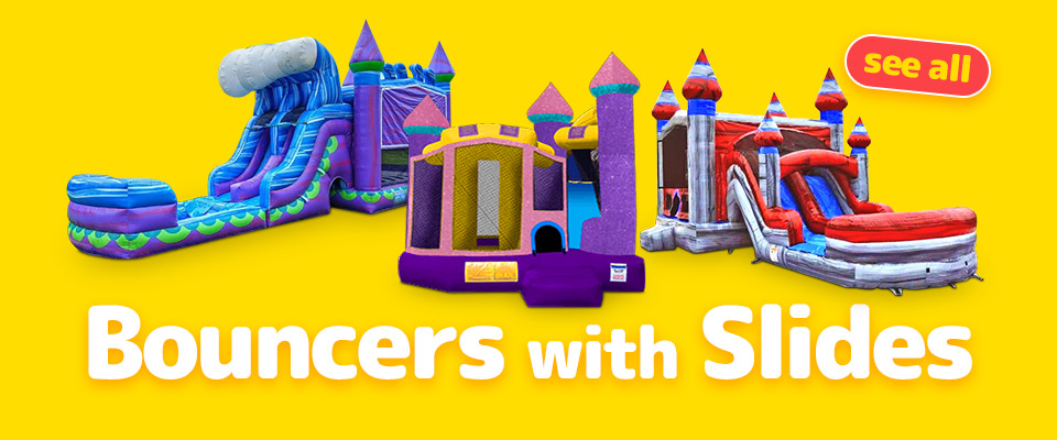 Bouncers with slides