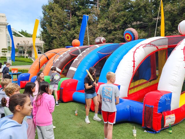 4 in 1 inflatable sportsa game rentals in norythern california, sacramento, the bay area and central valley