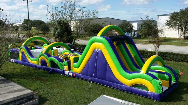 85 foot inflatable obstacle course rentals