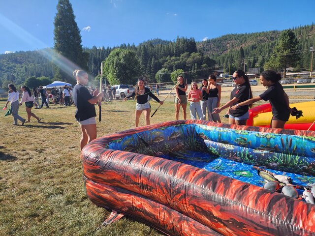 inflatable fishing carnival game