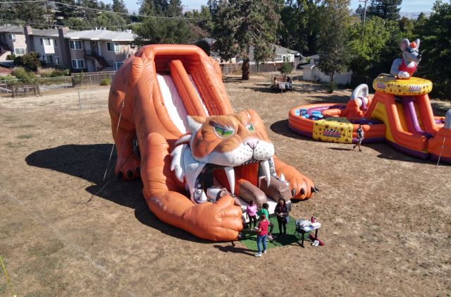 giant blow up inflatable slides for rent