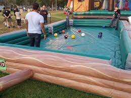 giant inflatable billiard pool table game rentals