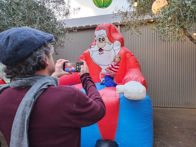 santa chair photo booth rentals in northern california