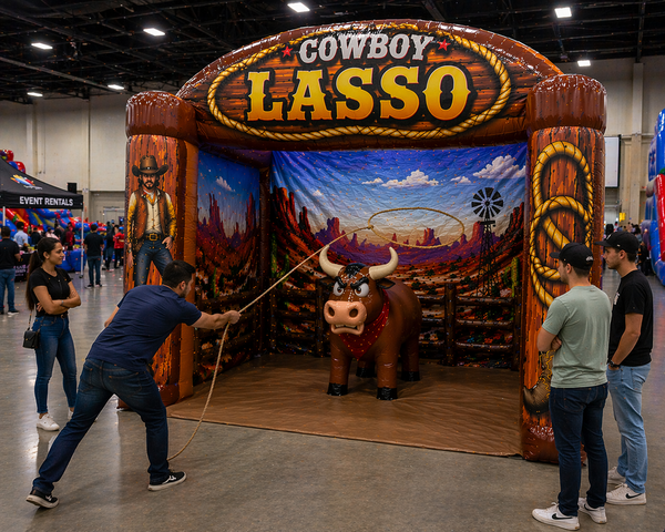 cowboy lasso country western cow roping contest