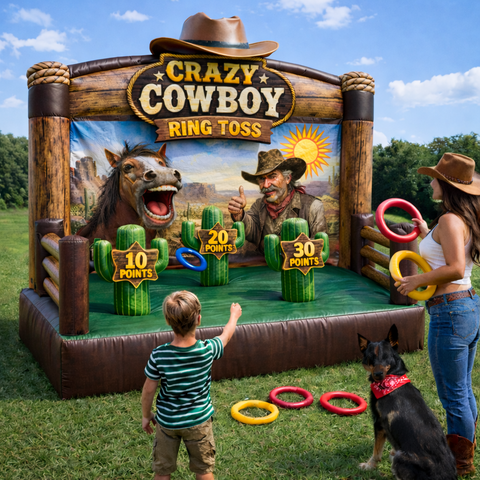 crazy cowboy ring toss