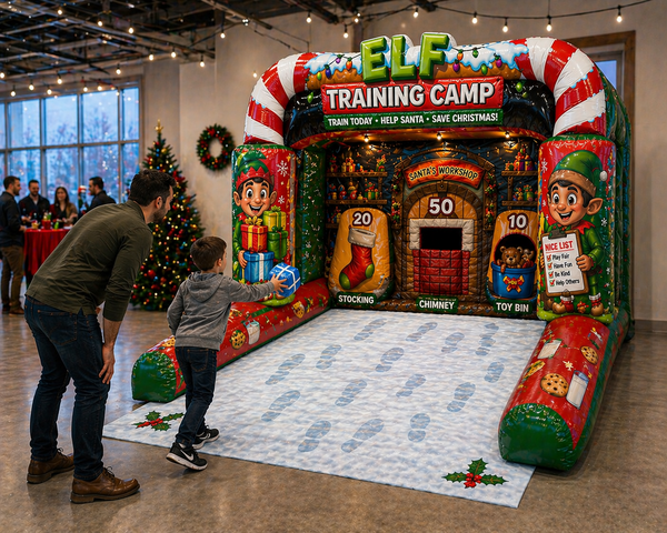 ELF training camp inflatable christmas holiday game