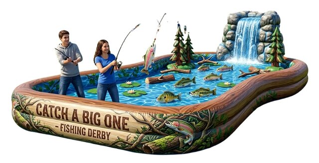 fishing derby inflatable game