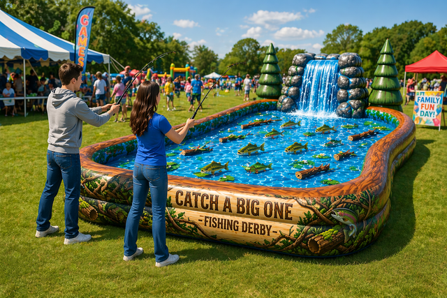 fishing derby inflatable game